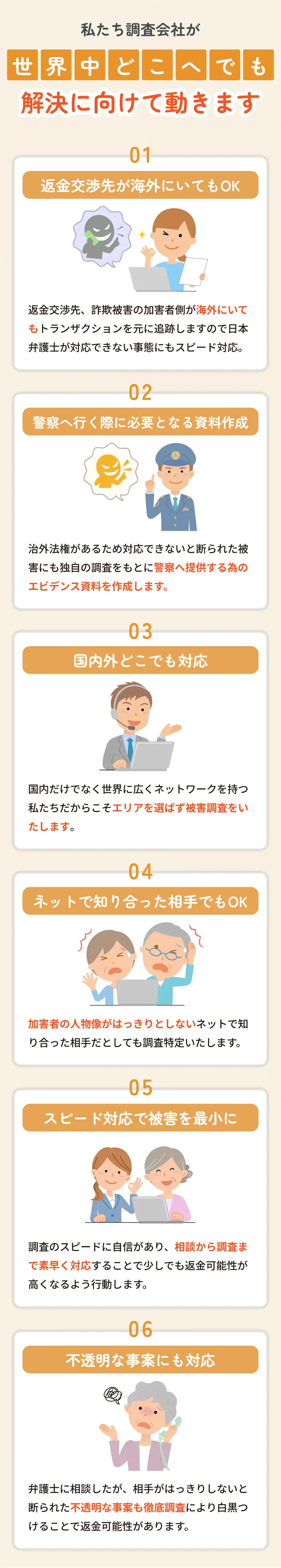 私たちは調査と分析を通じてお客様の課題解決をサポートいたします
